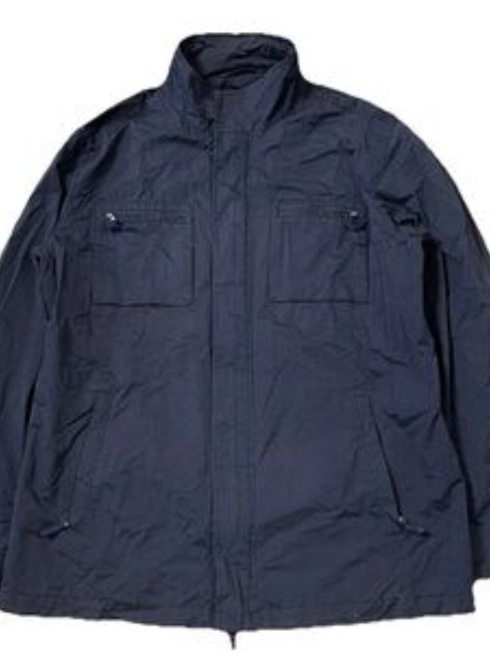 Robert Talbott Carmel Blue Windbreaker Jacket size XL